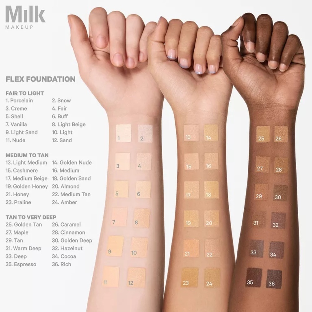 NIB ‘Warm Deep’ Color 31 Milk Makeup Flex Foundation Stick – 0.35oz / 10g - Picture 3 of 3